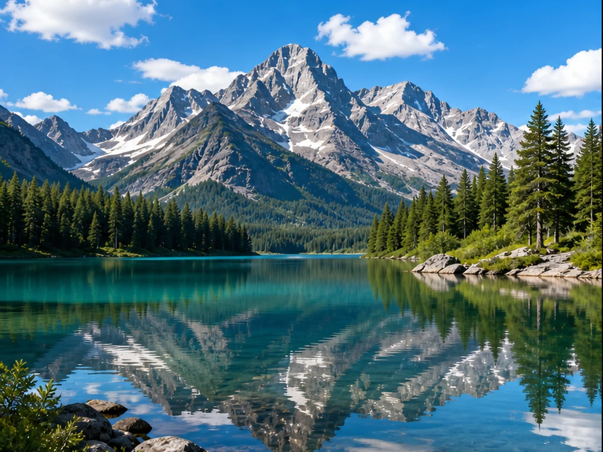 Original landscape photo before converting to a coloring page